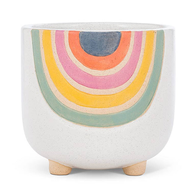 Lg Rainbow Planter - 5"H *PLANT INCLUDED!!