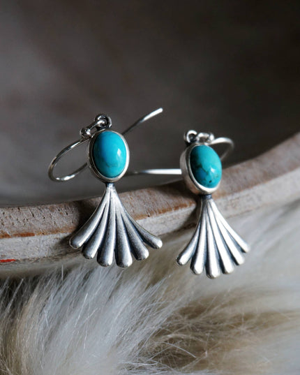 Prayer Turquoise Earrings