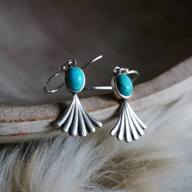 Prayer Turquoise Earrings