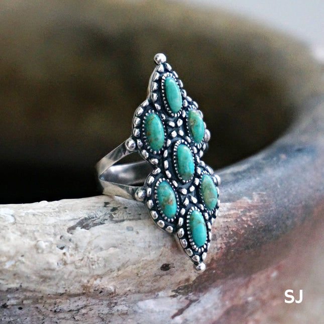Achilles Turquoise Ring: 7