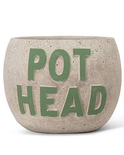 Lg pot Head Planter-6" *PLANT INCLUDED!!