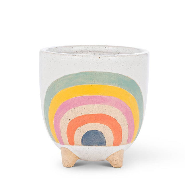 Sm Rainbow Planter - 4" H *PLANT INCLUDED!!
