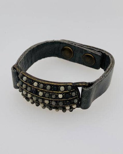 Rectangle Leather Bracelet
