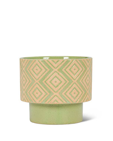 Green T-Shape Planter-5"H *PLANT INCLUDED!!