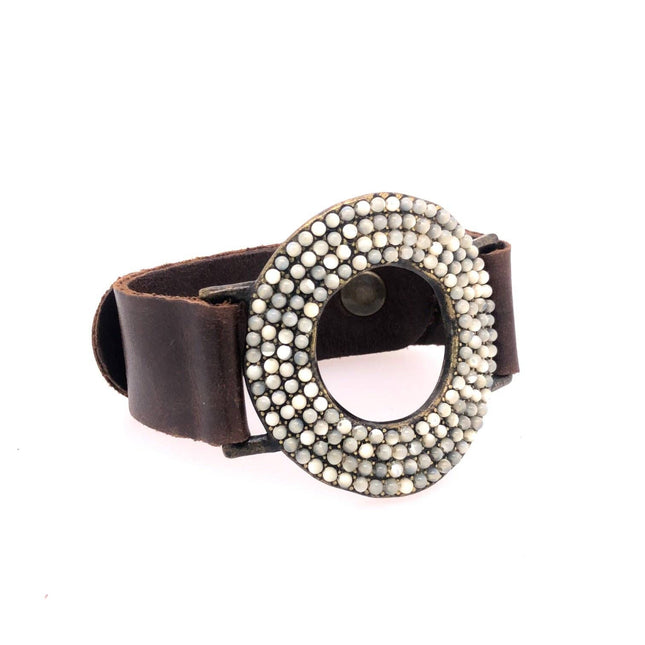 Donut Leather Bracelet