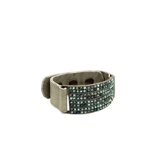 8 Row ID Leather Bracelet