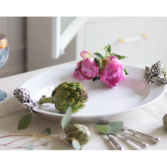Artichoke Stoneware Deep Tray