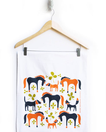 Tea Towel Foxy
