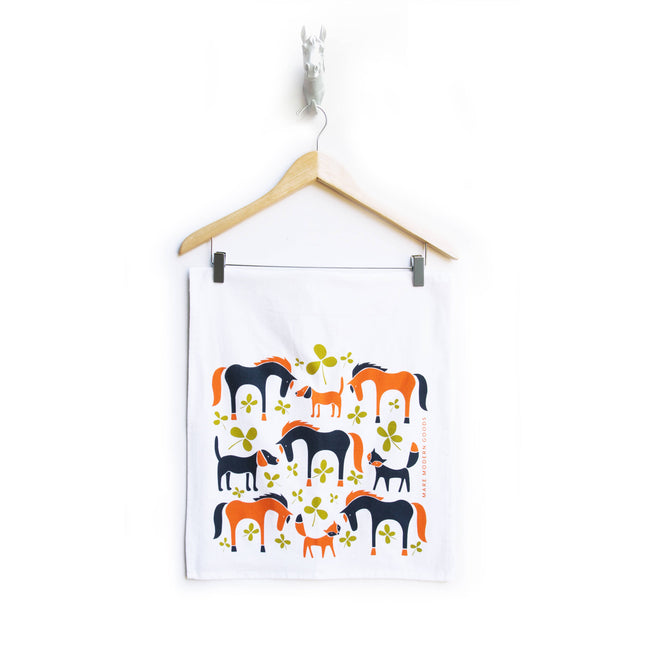 Tea Towel Foxy