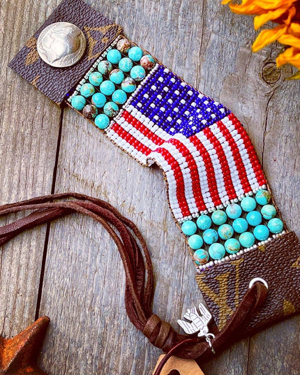 Flag Cuff Bracelet