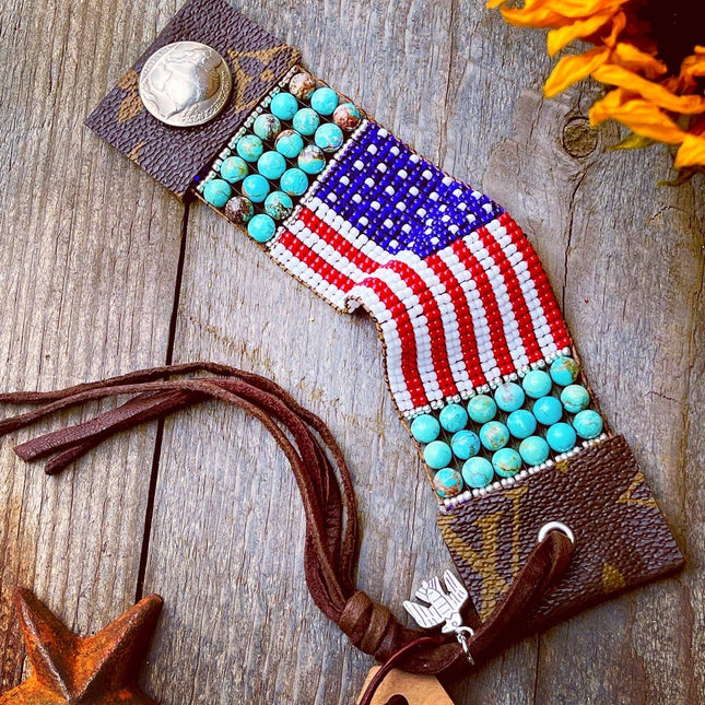 Flag Cuff Bracelet