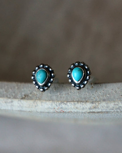 Maya Turquoise Stud Earrings