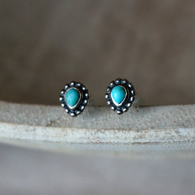 Maya Turquoise Stud Earrings