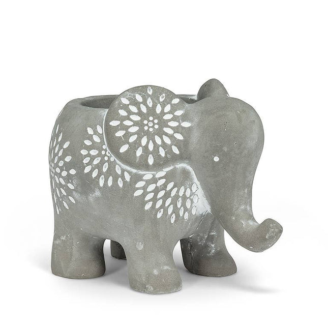 Small Elephant Planter-Gray-4"*PLANT INCLUDED!!