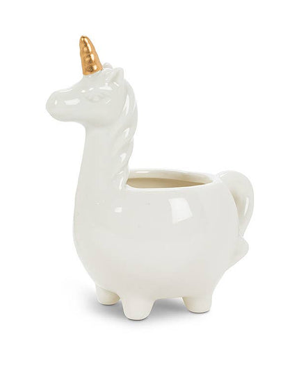 Small Unicorn on Legs Planter-4.5" H *PLANT INCLUDED!!