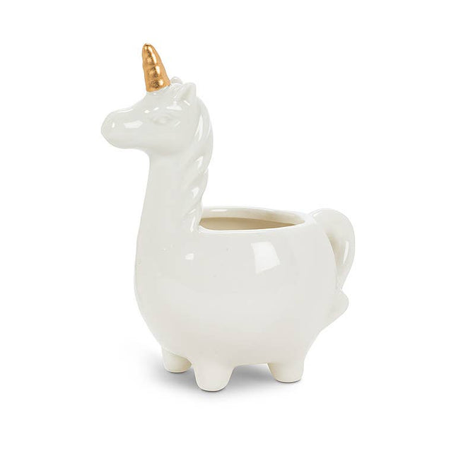 Small Unicorn on Legs Planter-4.5" H *PLANT INCLUDED!!